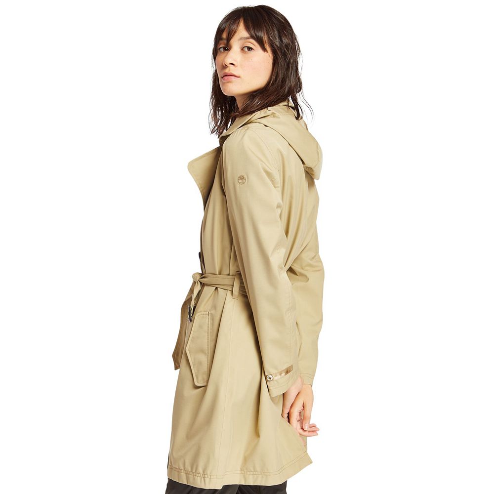 Casaco Feminino - Timberland Classic Impermeavel Trench - FLEXW5401 - Caqui